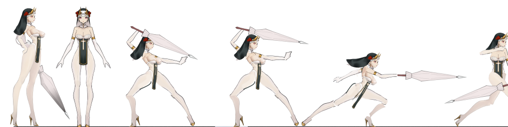 キャラクターのアクションデザイン